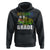 Rolling Into 2nd Grade Skating Hoodie Back To School Rainbow Roller Skates TS09 Black Print Your Wear