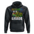 Rolling Into 4th Grade Skating Hoodie Back To School Rainbow Roller Skates TS09 Black Print Your Wear