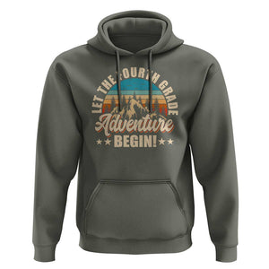 Let The 4th Grade Adventure Begin Hoodie TS09 Military Green Print Your Wear