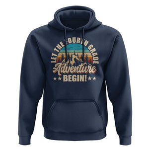 Let The 4th Grade Adventure Begin Hoodie TS09 Navy Print Your Wear