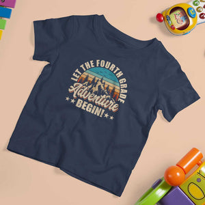 Let The 4th Grade Adventure Begin T Shirt For Kid TS09 Navy Print Your Wear