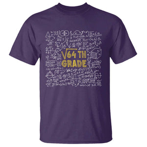 Funny Math Lover Back To School T Shirt 8th Grade Square Root Of 64 TS09 Purple Print Your Wear