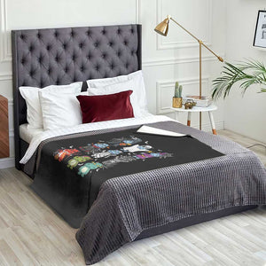 Halloween Cute Baby Pygmy Hippo Throw Blanket TS09 Print Your Wear