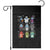 Halloween Cute Baby Pygmy Hippo Garden Flag TS09 Black Print Your Wear
