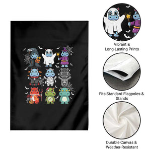 Halloween Cute Baby Pygmy Hippo Garden Flag TS09 Print Your Wear