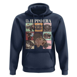 Cute Baby Pygmy Hippo Thailand Hoodie In My Hippo Era MooDeng Meme TS09 Navy Print Your Wear