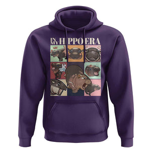 Cute Baby Pygmy Hippo Thailand Hoodie In My Hippo Era MooDeng Meme TS09 Purple Print Your Wear
