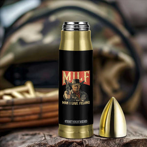 Funny Cowboy Trump Bullet Tumbler MILF Man I Love Felon Outlaw TS09 Print Your Wear