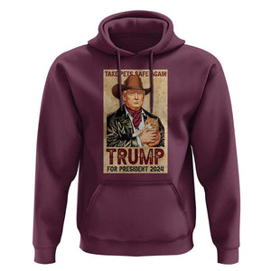 Trump Cat Hoodie Cute Cats Cowboy Trump American Flag TS09 Maroon Print Your Wear