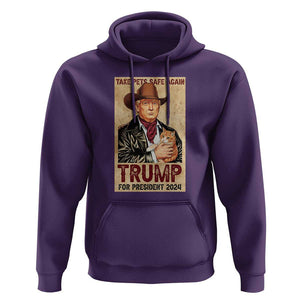 Trump Cat Hoodie Cute Cats Cowboy Trump American Flag TS09 Purple Print Your Wear