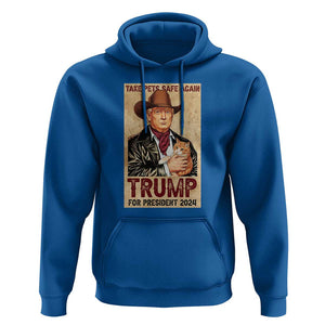 Trump Cat Hoodie Cute Cats Cowboy Trump American Flag TS09 Royal Blue Print Your Wear