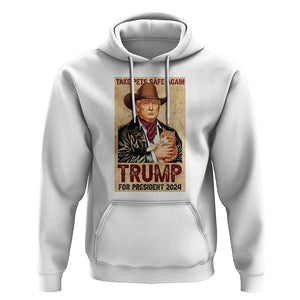 Trump Cat Hoodie Cute Cats Cowboy Trump American Flag TS09 White Print Your Wear