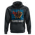 Funny Trump Cat Hoodie 9 Lives Baby Hero Trump Riding TS09 Black Print Your Wear