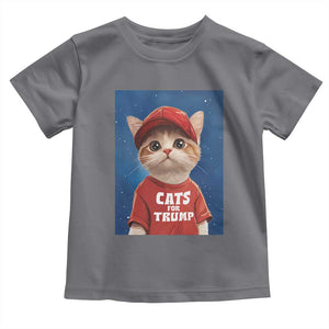 Trump Cat Baby Shirt Cute Cats For Trump American President TS09 Charcoal Print Your Wear