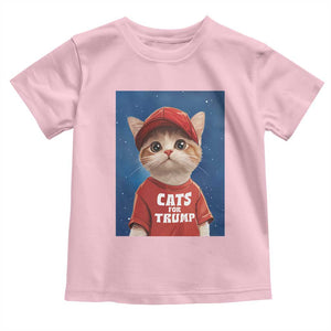 Trump Cat Baby Shirt Cute Cats For Trump American President TS09 Light Pink Print Your Wear