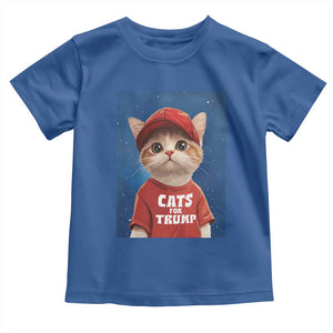 Trump Cat Baby Shirt Cute Cats For Trump American President TS09 Royal Blue Print Your Wear