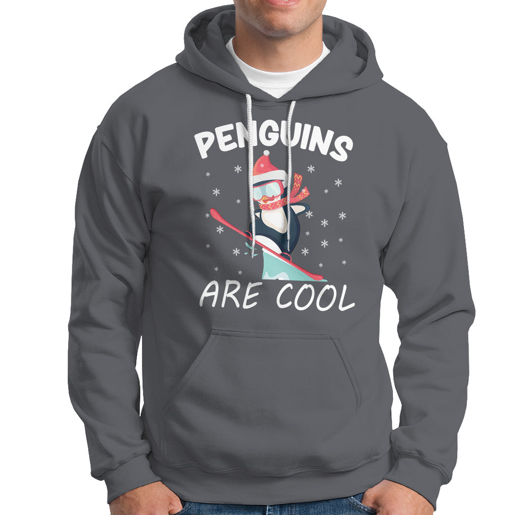 Penguins Are Cool With Snowboard Winter Xmas Hoodie TS09 Printyourwear