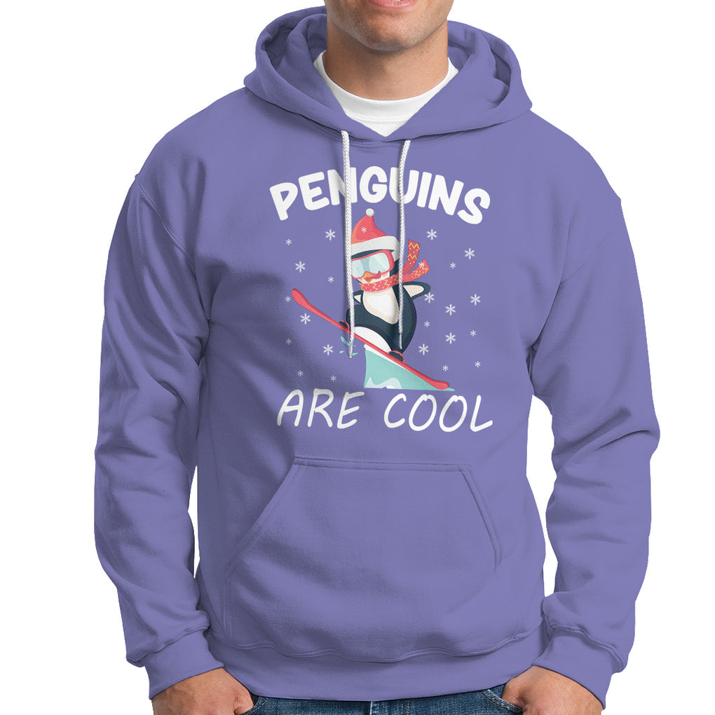Penguins Are Cool With Snowboard Winter Xmas Hoodie TS09 Printyourwear