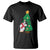 Funny Penguin With Christmas Tree Tangled Xmas Light T Shirt TS09 Sand Printyourwear