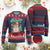 Tis The Season Xmas Ugly Christmas Sweater Groovy Retro Gingerbread Hot Cocoa TS09 Burgundy Print Your Wear