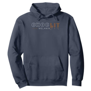 Black Pride Hoodie Choclit 100% Melanin African American TS09 Navy Print Your Wear