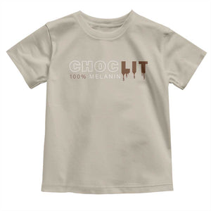 Black Pride Toddler T Shirt Choclit 100% Melanin African American TS09 Sand Print Your Wear