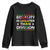 Black History Month Youth Sweatshirt Equality Is Greater Than Division TS09 Black Print Your Wear