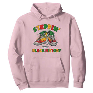 Stepping Into Black History Month Hoodie TS09 Light Pink Print Your Wear