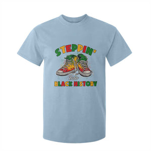 Stepping Into Black History Month T Shirt For Kid TS09 Light Blue Print Your Wear