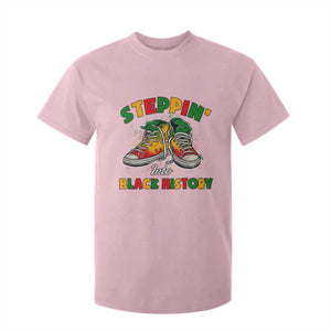 Stepping Into Black History Month T Shirt For Kid TS09 Light Pink Print Your Wear