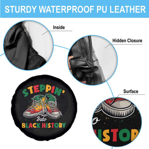 Stepping Into Black History Month Spare Tire Cover TS09 Print Your Wear