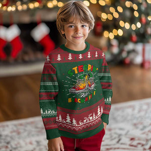 Stepping Into Black History Month Ugly Christmas Sweater TS09 Christmas Print Your Wear