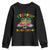 Stepping Into Black History Month Youth Sweatshirt TS09 Black Print Your Wear