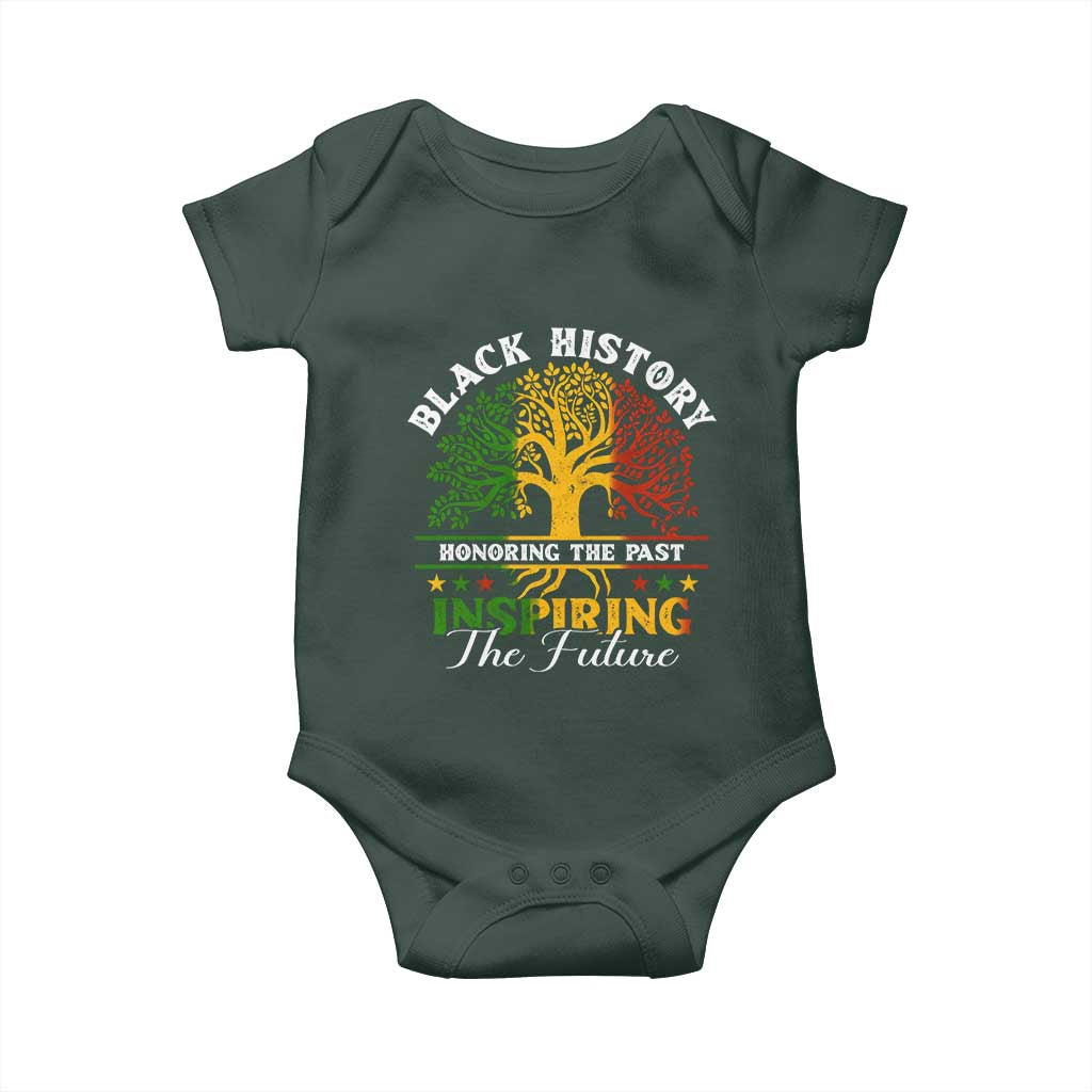 Black History Baby Onesie Honoring The Past Inspiring The Future TS09 Print Your Wear