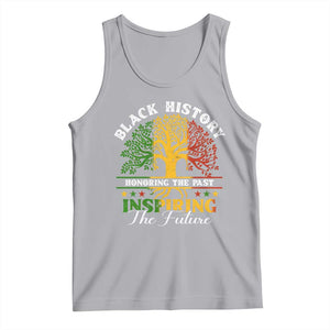 Black History Tank Top Honoring The Past Inspiring The Future TS09 Athletic Heather Print Your Wear