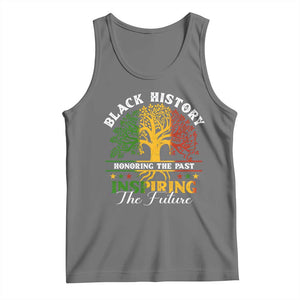 Black History Tank Top Honoring The Past Inspiring The Future TS09 Black Heather Print Your Wear