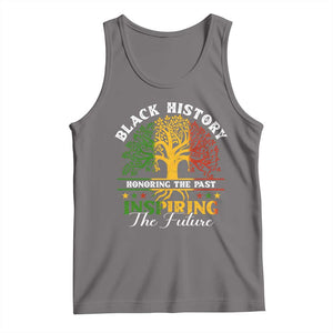 Black History Tank Top Honoring The Past Inspiring The Future TS09 Deep Heather Print Your Wear