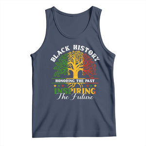 Black History Tank Top Honoring The Past Inspiring The Future TS09 Navy Print Your Wear