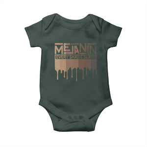 Melanin African Pride Baby Onesie Made With Melanin Every Shade Slays TS09 Print Your Wear