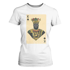 African King Card Black Pride T Shirt For Women TS09 White Print Your Wear
