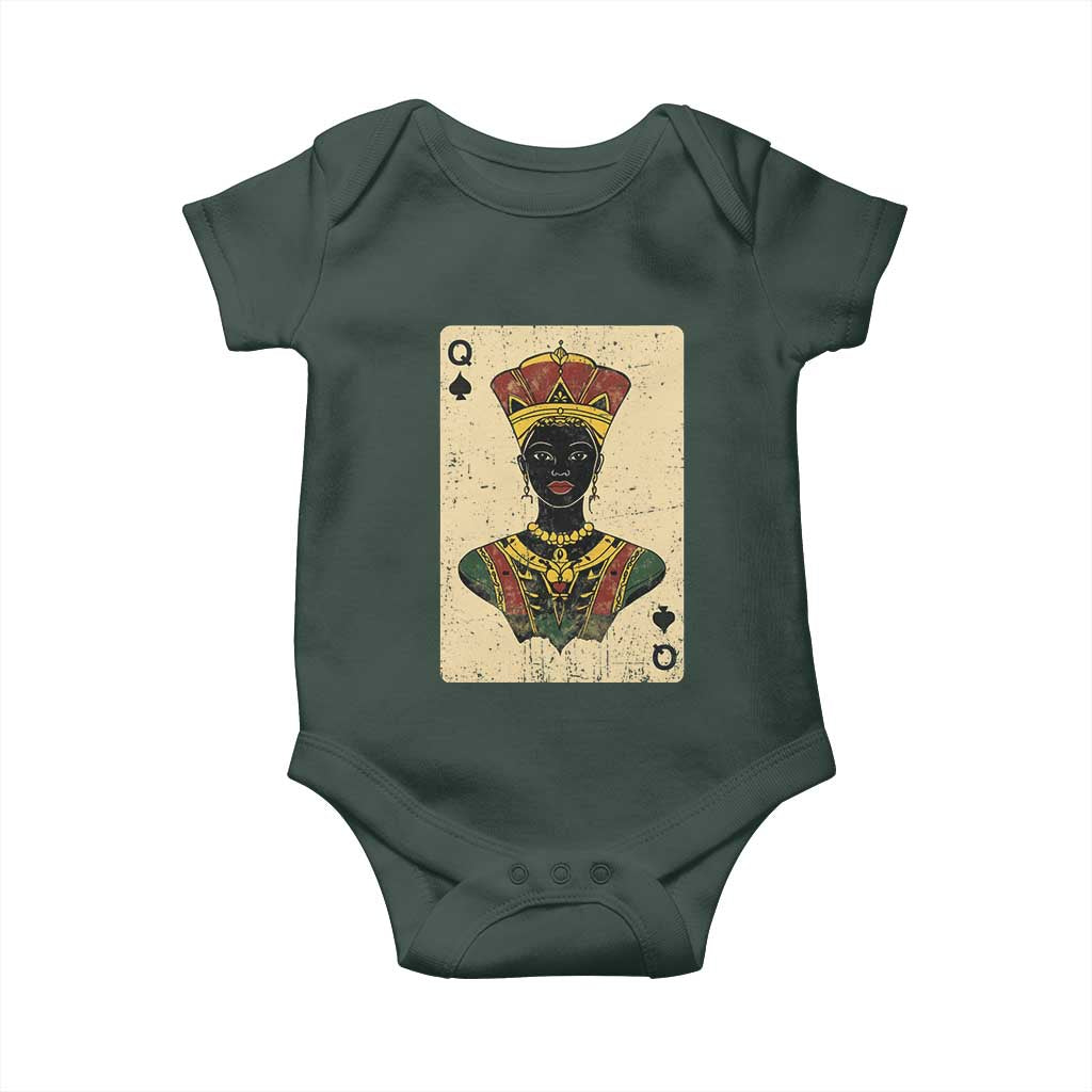 African Queen Card Black Pride Baby Onesie TS09 Print Your Wear