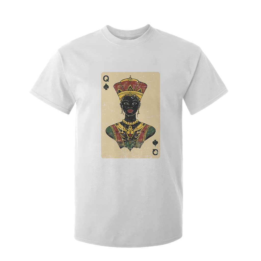 African Queen Card Black Pride T Shirt For Kid TS09 White Print Your Wear