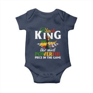 Black Pride Baby Onesie Black King The Most Powerful Piece In The Game TS09 Navy Print Your Wear