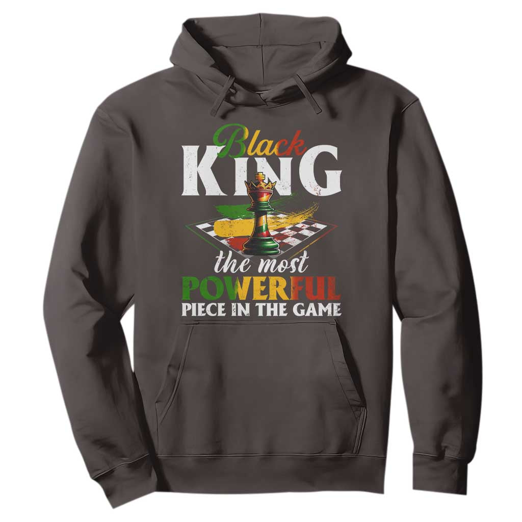 Black Pride Hoodie Black King The Most Powerful Piece In The Game TS09 Dark Chocolate Print Your Wear