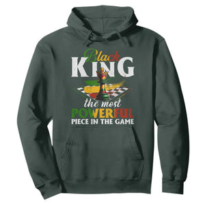 Black Pride Hoodie Black King The Most Powerful Piece In The Game TS09 Dark Forest Green Print Your Wear