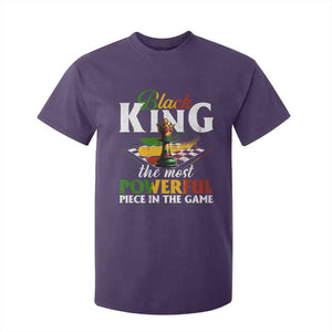 Black Pride T Shirt For Kid Black King The Most Powerful Piece In The Game TS09 Purple Print Your Wear