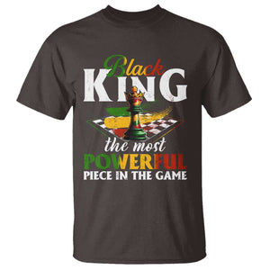 Black Pride T Shirt Black King The Most Powerful Piece In The Game TS09 Dark Chocolate Print Your Wear