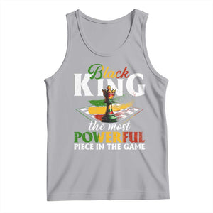 Black Pride Tank Top Black King The Most Powerful Piece In The Game TS09 Athletic Heather Print Your Wear