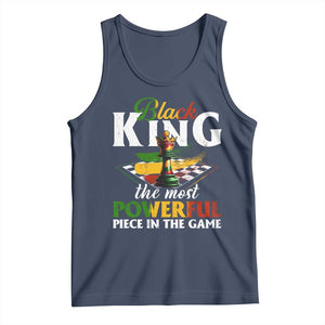 Black Pride Tank Top Black King The Most Powerful Piece In The Game TS09 Navy Print Your Wear