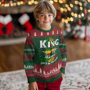 Black Pride Ugly Christmas Sweater Black King The Most Powerful Piece In The Game TS09 Christmas Print Your Wear